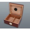 Profesjonalny Humidor Cedrowy W Brązowym Wykończeniu 22x26x11 Cm