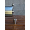 Elegancka Piersiówka Stalowa 270ml w Srebrnym Wykończeniu