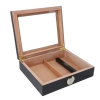 Profesjonalny Humidor Cedrowy Pojemnik do Cygar - Szary, Mały