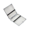 Elegancka Papierośnica Metalowa w Złotej Sztucznej Skórze 8,5 cm