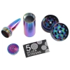 Lufka + Sitka + Grinder do Mielenia Tytoniu Suszu w Zestawie Tęczowe D&K
