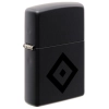 Czarna Zapalniczka Benzynowa Zippo Black Matte z Rombem