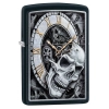 Zapalniczka Benzynowa Wiatroodporna Zippo Skull Clock
