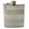Elegancka Srebrna Piersiówka 540 ml z 4 Kieliszkami w Zestawie