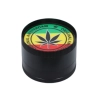 Grinder Młynek do Tytoniu „Original Amsterdam” – liść na tle barw rasta