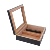 Profesjonalny Humidor Cedrowy Pojemnik do Cygar - Szary, Mały