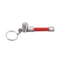 Fajka Metalowa Składana w Formie Breloka Mini do Kluczy Czerwona