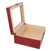 Humidor z Drewna Sosnowego Pojemnik do Przechowywania Cygar z Szybką