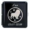 Papierośnica z Grawerem Znaku Zodiaku Lew