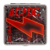 Papierośnica Metalowa Etui na Papierosy AC/DC Czerwony Piorun