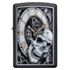 Zapalniczka Benzynowa Wiatroodporna Zippo Skull Clock