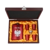 Elegancka Piersiówka ze Stali Nierdzewnej z Godłem Polski, 236 ml