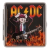 Papierośnica Metalowa Etui na Papierosy AC/DC Muzyk z Gitarą