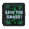 Papierośnica Metalowa Save the Grass - Pudełko na Fajki Karbon
