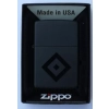 Czarna Zapalniczka Benzynowa Zippo Black Matte z Rombem