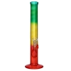 Wysokie Bongo Szklane Rasta 35 cm z Akcesoriami Chillout