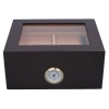 Humidor z Drewna Cedrowego Przeszklony Profesjonalne Pudełko do Cygar