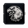 Papierośnica z Gotowym Grawerem Głowy Orła Czarna Gentelo