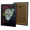 Obraz 3D Trójwymiarowy z Czachą z Ramką Plakat Lentikularny