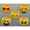 Żółta Ceramiczna Popielniczka Emotikonka 9x9 cm w Kartonowym Pudełku