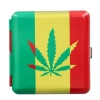 Papierośnica Rasta z Wzorem Liścia Marihuany - Gentelo