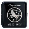 Papierośnica Metalowa z Grawerem Zodiaku Koziorożec Gentelo