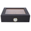 Profesjonalny Humidor Cedrowy Pojemnik do Cygar - Szary, Mały