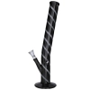 Szklane Bongo Wysokie 45 cm z Paskami - Chillout, Przezroczyste