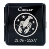 Elegancka Papierośnica z Grawerem Znaku Zodiaku Rak - Gentelo