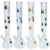 Bongo szklane Chillout Smoke Listki Marihuany 45 cm Perkolator Fajka Wodna
