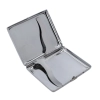 Papierośnica Metalowa Srebrna 9,5x8 cm – Etui na Papierosy Różne Wzory
