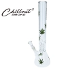 Bongo szklane Chillout Smoke Listki Marihuany 45 cm Perkolator Fajka Wodna
