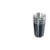 Eleganckie Kieliszki Turystyczne ze Stali Nierdzewnej 160 ml w Etui