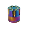 Tęczowy Grinder Młynek do Suszu w Kształcie Magazynku Rewolwera z Amunicją