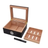 Humidor z Drewna Cedrowego Przeszklony Profesjonalne Pudełko do Cygar