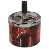 Czerwona Popielniczka Metalowa Zamykana Obrotowa AC/DC dla Muzyka Rockmena