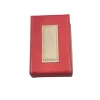 Malinowe Pudełko Etui na Paczkę Papierosów bez Wzorów Jednolity Kolor