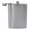 Elegancka Piersiówka Stalowa 270ml w Srebrnym Wykończeniu