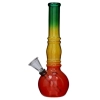 Rasta Bongo 20 cm - Szklane Fajka Wodna z Akcesoriami Chillout