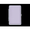 Papierośnica Skórzana SLIM na Cienkie Papierosy Jednolity Kolor Lawendowy