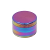 Crusher Grinder Młynek do Tytoniu Suszu Ziół CBD 4-częściowy Tęczowy