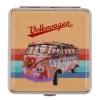 Beżowo-pomarańczowa Papierośnica Metalowa Etui na Papierosy Volkswagen Bus