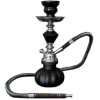 Czarna Fajka Wodna Hookah Eldoro z Wężem i Akcesoriami 28,5 cm