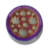 Młynek do Tytoniu Ziół Suszu CBD Grinder Tęczowy z Listkami Marihuany