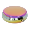 Tęczowa Kieszonkowa Popielniczka Mała Mobilna Okrągła Metalowa 5 x 1,5 cm