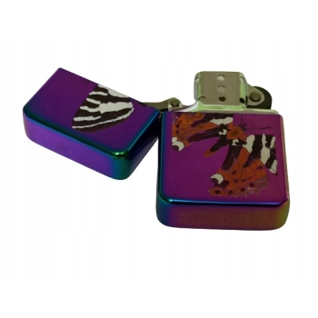 Zapalniczka Benzynowa Tristar z Motylem - Tęczowy Design