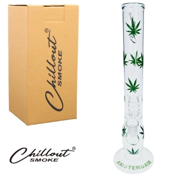 Bongo szklane Chillout Smoke Amsterdam 45 cm Perkolator Fajka Wodna