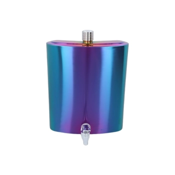 Duża Piersiówka Tęczowa z Kranikiem do Nalewania 128 OZ ok. 3840 ml