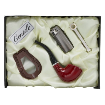 Elegancki Zestaw Fajki Drewnianej z Akcesoriami Premium