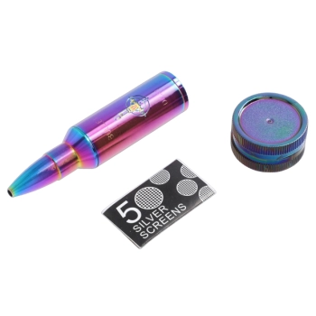 Lufka + Sitka + Grinder do Mielenia Tytoniu Suszu w Zestawie Tęczowe D&K